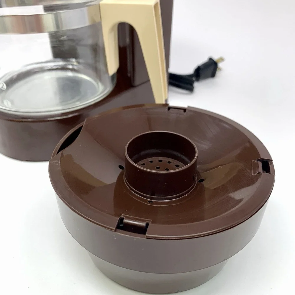Vintage HAMILTON BEACH Mini Drip Coffee Maker 4 Cup #784 Brown TESTED Scoville